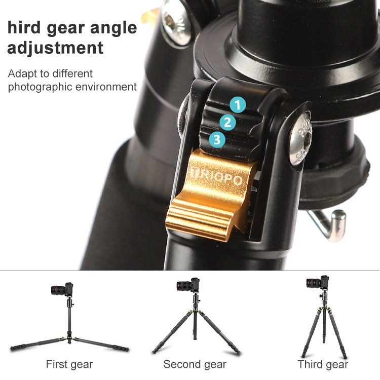 TRIOPO 853 Adjustable Portable Carbon Fiber Tripod with D2-A Ball Head for SLR Camera Eurekaonline