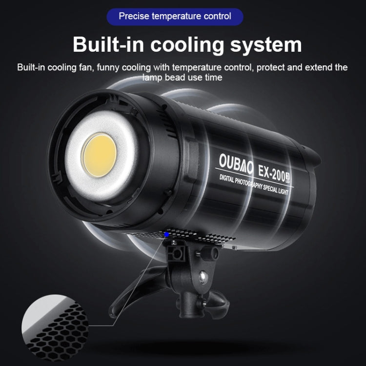 TRIOPO EX-200W Studio Flash Built-in Dissipate Heat System with EX-200III LED Single Light Eurekaonline
