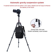 TRIOPO K2508S+B1S Adjustable Portable  Aluminum Alloy Tripod with Ball Head for SLR Camera(Black) Eurekaonline