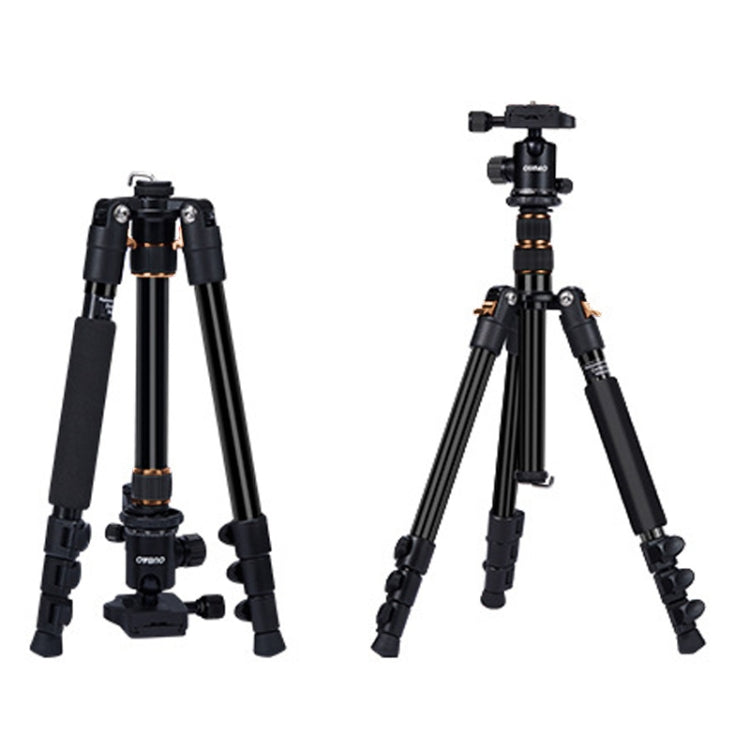 TRIOPO K2508S+B1S Adjustable Portable  Aluminum Alloy Tripod with Ball Head for SLR Camera(Gold) Eurekaonline