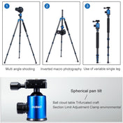 TRIOPO Oubao C-608S Adjustable Portable Carbon Fiber Tripod with Ball Head for SLR Camera Eurekaonline