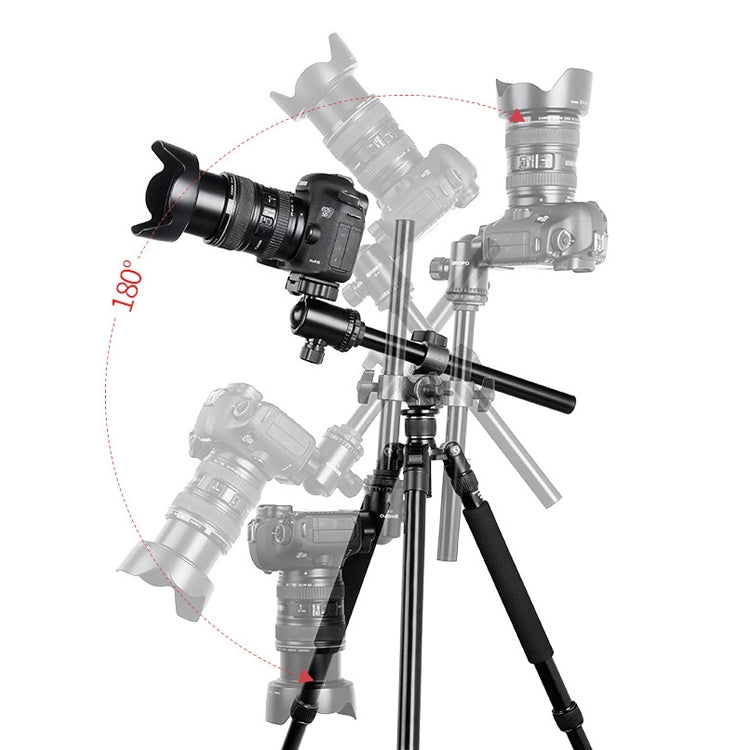 TRIOPO Oubao TA330 Horizontal Arm Tripod Mount Quick Release Center Column Boom Bracket with Tripod Ball-Head Eurekaonline