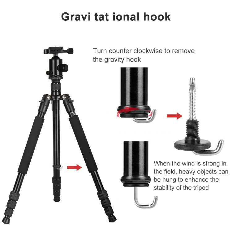 TRIOPO Oubao TA330 Horizontal Arm Tripod Mount Quick Release Center Column Boom Bracket with Tripod Ball-Head Eurekaonline