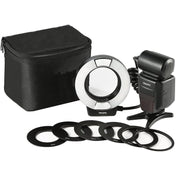 TRIOPO TR-15EX Macro Ring TTL Flash Light with 6 Different Size Adapter Rings For Canon E-TTL(Black) Eurekaonline