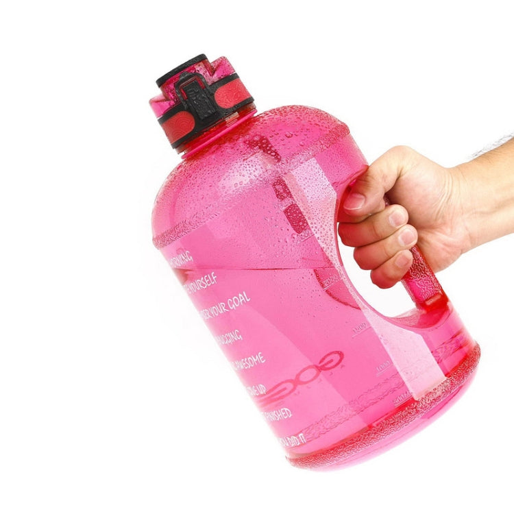 TT-T585 1 Gallon / 3.78L Sports Kettle Large Capacity Gradient Color Plastic Space Bottle, Colour: Pink Eurekaonline