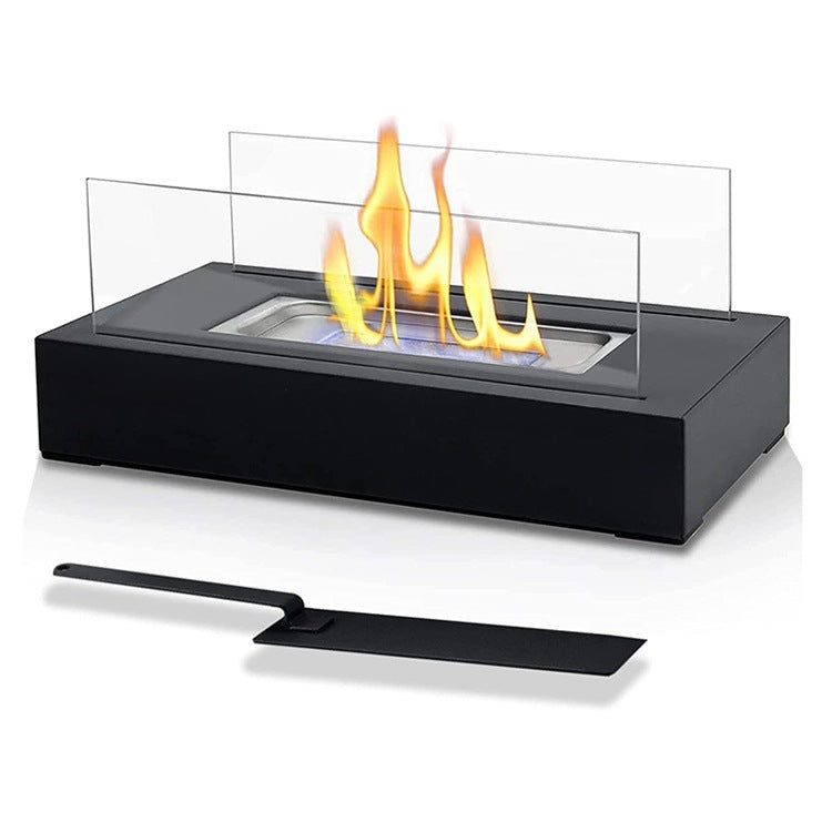 Tabletop Outdoor Alcohol Fireplace Lamp Flame Heater Metal Fireplace Eurekaonline