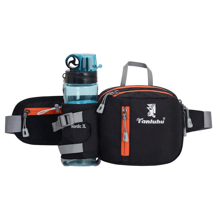 Tanluhu FK389 Outdoor Sports Waist Bag Multi-Purpose Running Water Bottle Bag Riding Carrying Case, Size: 2L(Black) Eurekaonline
