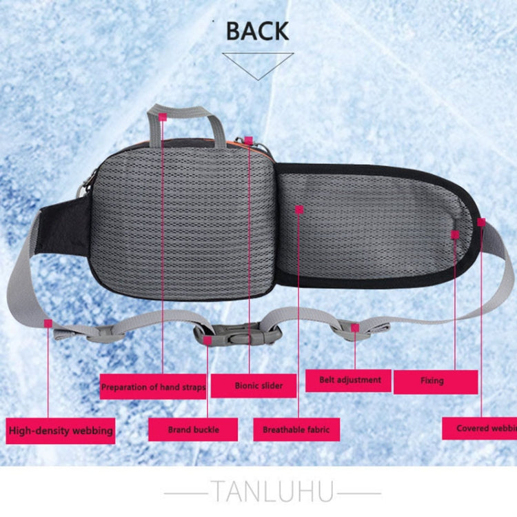 Tanluhu FK389 Outdoor Sports Waist Bag Multi-Purpose Running Water Bottle Bag Riding Carrying Case, Size: 2L(Black) Eurekaonline