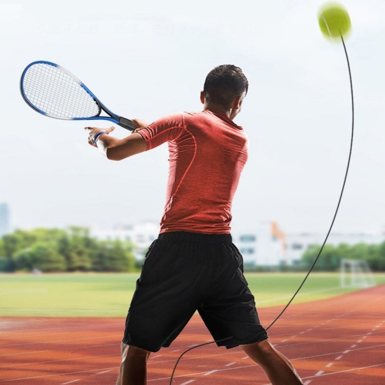 Tennis Racket Trainer Beginner Serve Rebound Tennis Racket Set Double(Racketx2+Basex1+Tennisx3+Hand Rubberx3) Eurekaonline