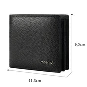 Tigernu T-S8002 Men Multi-Card Wallet Business Coin Purse(Black) Eurekaonline