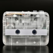 Tonivent TON007T Portable Bluetooth Tape Cassette Player, Support FM / Bluetooth Input and Output(Transparent) Eurekaonline