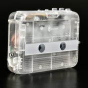 Tonivent TON007T Portable Bluetooth Tape Cassette Player, Support FM / Bluetooth Input and Output(Transparent) Eurekaonline