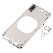 Transparent Back Cover with Camera Lens & SIM Card Tray & Side Keys for iPhone XS(White) Eurekaonline
