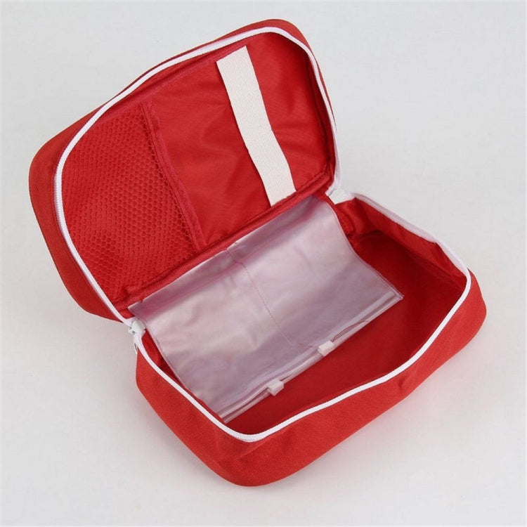 Travel First Aid Kit Bag Home Emergency Survival Rescue Box(Red) Eurekaonline