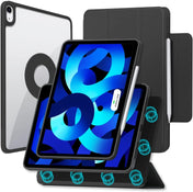 Trifold Magnetic Rotating Smart Case For iPad Pro 12.9 2018 / 2020 / 2021(Black) Eurekaonline