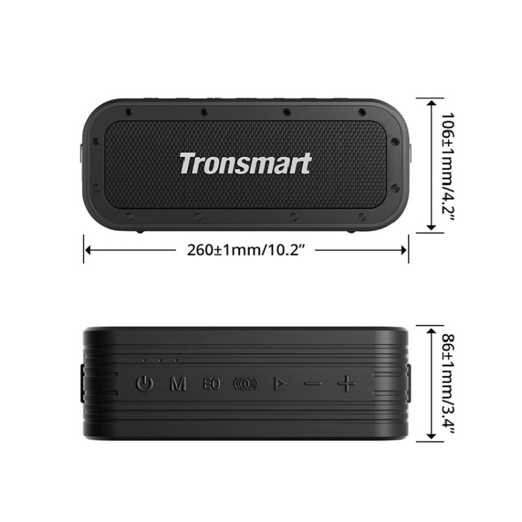 Tronsmart Force X 60W Portable Outdoor Waterproof Bluetooth 5.0 Speaker Eurekaonline