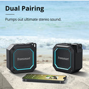 Tronsmart Groove 2 Portable Speaker Bluetooth 5.3 10W Mini IPX7 Seapker with True Wireless Stereo / LED Light(Black) Eurekaonline