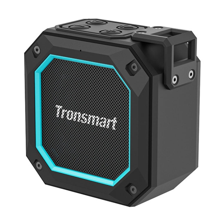 Tronsmart Groove 2 Portable Speaker Bluetooth 5.3 10W Mini IPX7 Seapker with True Wireless Stereo / LED Light(Black) Eurekaonline