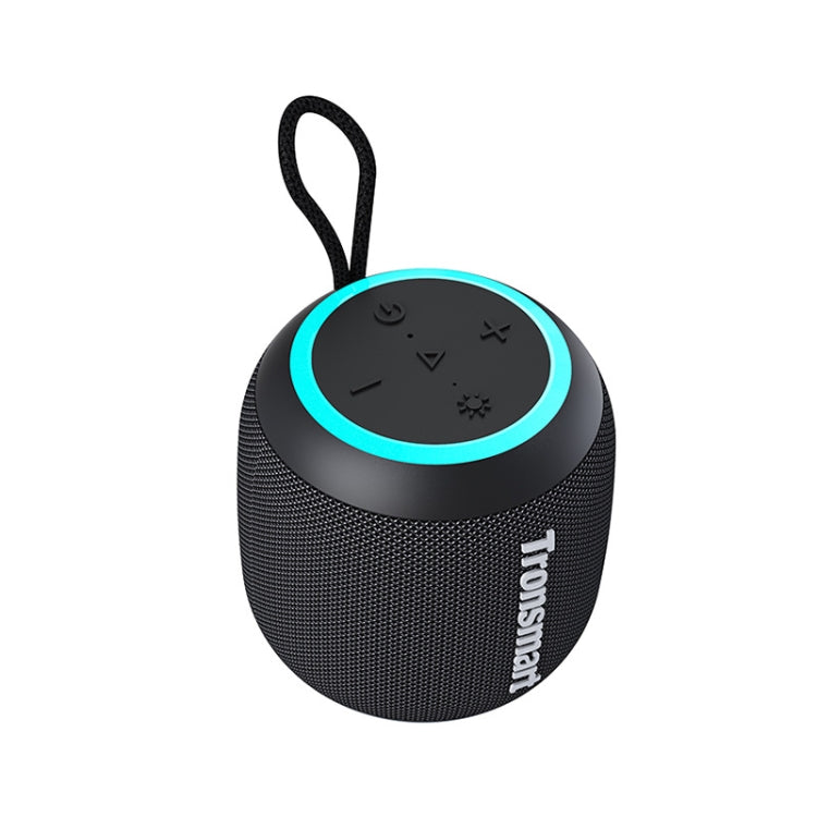 Tronsmart T7 Mini Outdoor Portable IPX7 TWS Bluetooth 5.3 Speaker with Balanced Bass / LED Light(Black) Eurekaonline
