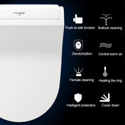 U Shape Multi-function Bathroom Automatic Cleaning Heating Intelligent Flush Toilet Cleaner Cover Eurekaonline