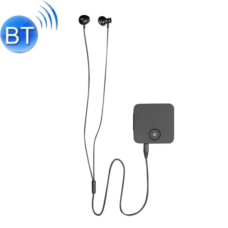 U20 Lavalier Bluetooth Sound Collector Smart Auxiliary Bluetooth Headset(Black) Eurekaonline