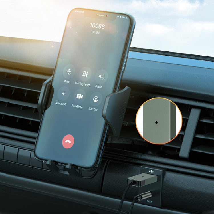 UB02 AUX Car Bluetooth 5.0 Receiver Built-in Mic Eurekaonline