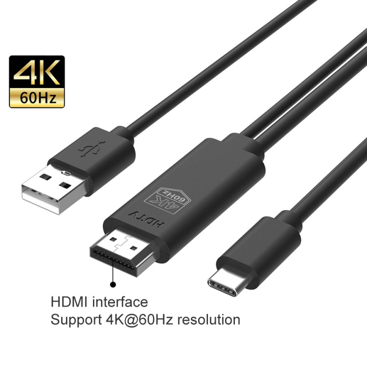  Type-C 4K 60Hz HDTV Plastic Cable Eurekaonline