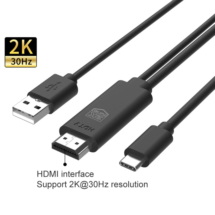  Type-C 2K 30Hz HDTV Cable Eurekaonline