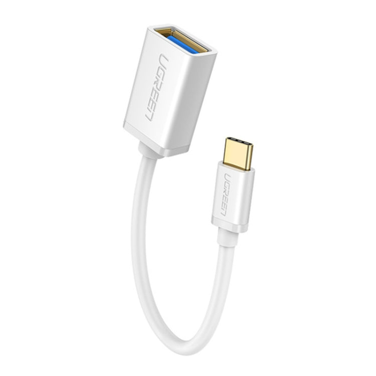 UGREEN 13cm USB 3.0 Female to USB-C / Type-C Male OTG Converter Adapter Cable (White) Eurekaonline