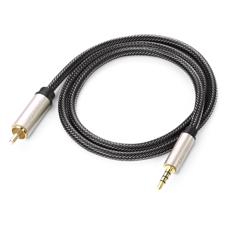 UGREEN 3.5mm to RCA Audio Cable Xiaomi Mi 1/2 TV Digital SPDIF Cable, Length: 1m (Black) Eurekaonline