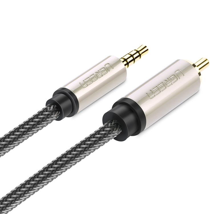 UGREEN 3.5mm to RCA Audio Cable Xiaomi Mi 1/2 TV Digital SPDIF Cable, Length: 1m (Black) Eurekaonline