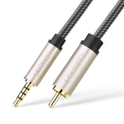 UGREEN 3.5mm to RCA Audio Cable Xiaomi Mi 1/2 TV Digital SPDIF Cable, Length: 1m (Black) Eurekaonline