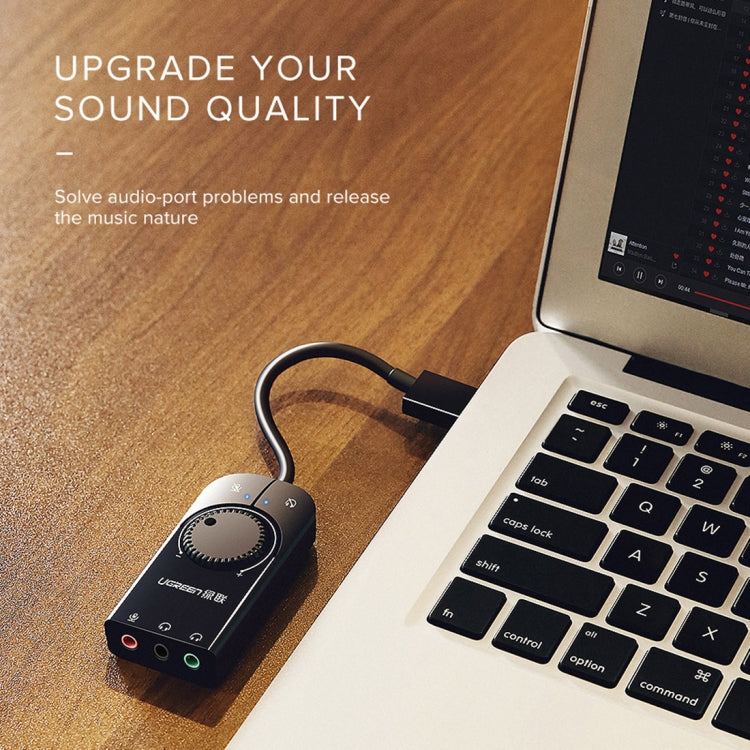 Ugreen USB to Audio Jack USB External Sound Card 3.5mm Audio Adapter –  UGREEN