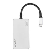 ULT-unite 5 in 1 USB-C / Type-C to 3.5mm Audio + VGA + DP + HDMI + PD Port Multifunctional HUB Adapter(White) Eurekaonline