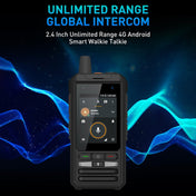 UNIWA F80 Walkie Talkie Rugged Phone, 1GB+8GB, Waterproof Dustproof Shockproof, 5300mAh Battery, 2.4 inch Android 8.1 Qualcomm MSM8909 Quad Core up to 1.1GHz, Network: 4G, Dual SIM, PPT, SOS (Black) Eurekaonline
