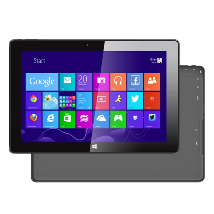 UNIWA WinPad BT301 Tablet PC, 10.1 inch, 4GB+64GB, Windows 10 Home, Intel Gemini Lake N4120 Quad Core, Support WiFi & BT & HDMI & OTG, Keyboard Not Included, US Plug(Black) Eurekaonline