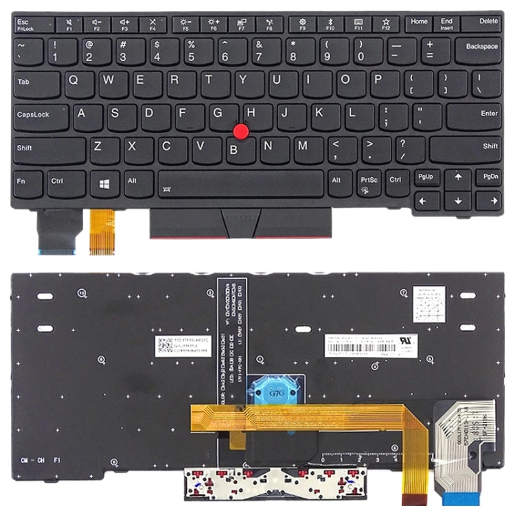 US Version Keyboard with Backlight for Lenovo ThinkPad X280 A285 X390 X395 X13 L13 01YP160 01YP040 Eurekaonline