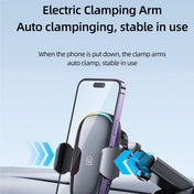 USAMS US-CD187 15W Car Colorful Light Mechanical Wireless Charging Holder Eurekaonline