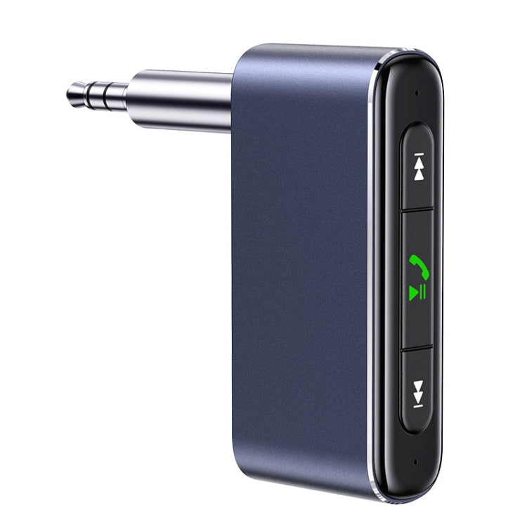 USAMS US-SJ519 3.5mm Plug Mini Car Bluetooth 5.0 Audio Receiver(Grey) Eurekaonline