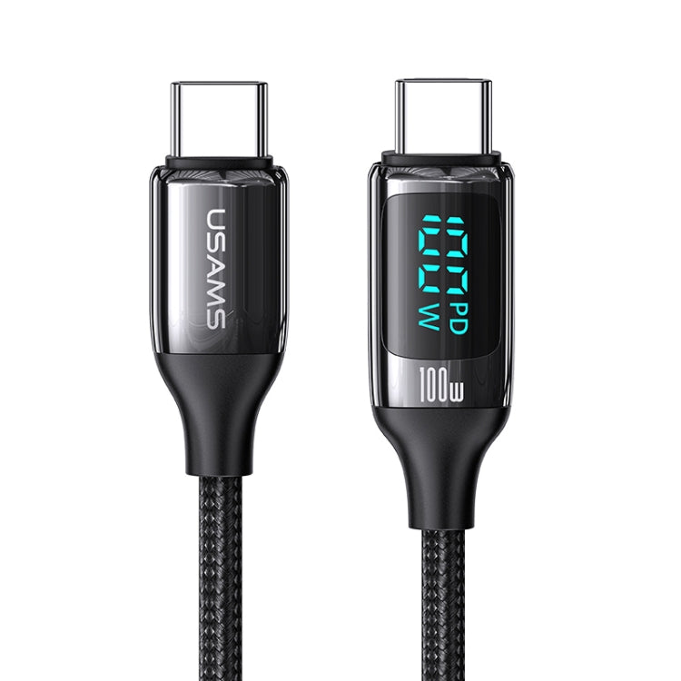  Type-C PD100W Fast Charge Digital Data Cable, Cable Length: 3m (Black) Eurekaonline