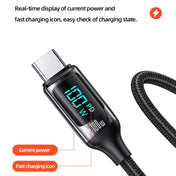 USAMS US-SJ559 U78 USB-C / Type-C to USB-C / Type-C PD100W Fast Charge Digital Data Cable, Cable Length: 3m (Black) Eurekaonline