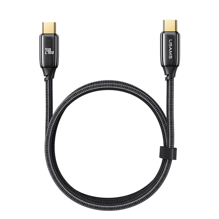 USAMS US-SJ580 U82 2m USB-C / Type-C to USB-C / Type-C 240W PD3.1 Charging Data Cable Eurekaonline