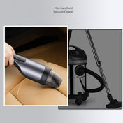 USAMS US-ZB108-1 Car Portable Handheld Powerful Vacuum Cleaner(Dark Gray) Eurekaonline