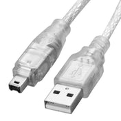 USB 2.0 Male to Firewire iEEE 1394 4 Pin Male iLink Cable, Length: 1.2m Eurekaonline