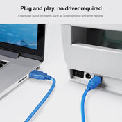 USB 2.0 Printer Extension AM to BM Cable, Length: 1.8m(Blue) Eurekaonline