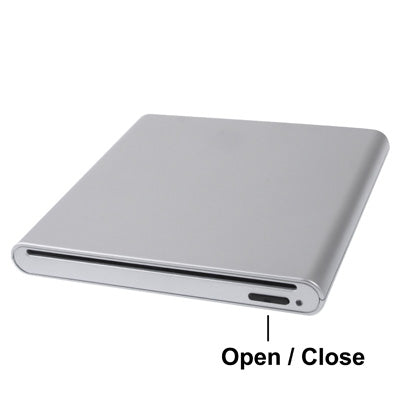 USB 2.0 Slim Aluminum Alloy Portable Slot-in External DVD-RW Drive, Plug and Play Eurekaonline