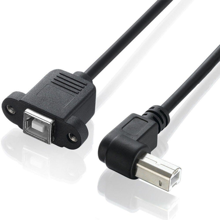 USB 2.0 Type-B Male to Female Printer / Scanner Extension Cable for HP, Dell, Epson, Length: 50cm(Black) Eurekaonline