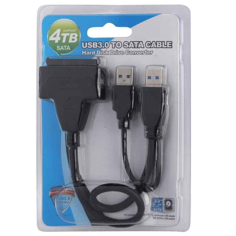 USB 2.0 / USB 3.0 To SATA Cable with 2.5 inch HDD Protection Box, Support up to 4TB Speed Eurekaonline