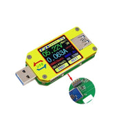 USB 3.0 Color Display Screen Tester Voltage-current Measurement Type-C Meter, Support Android APP, Model:UM34C with Bluetooth Eurekaonline