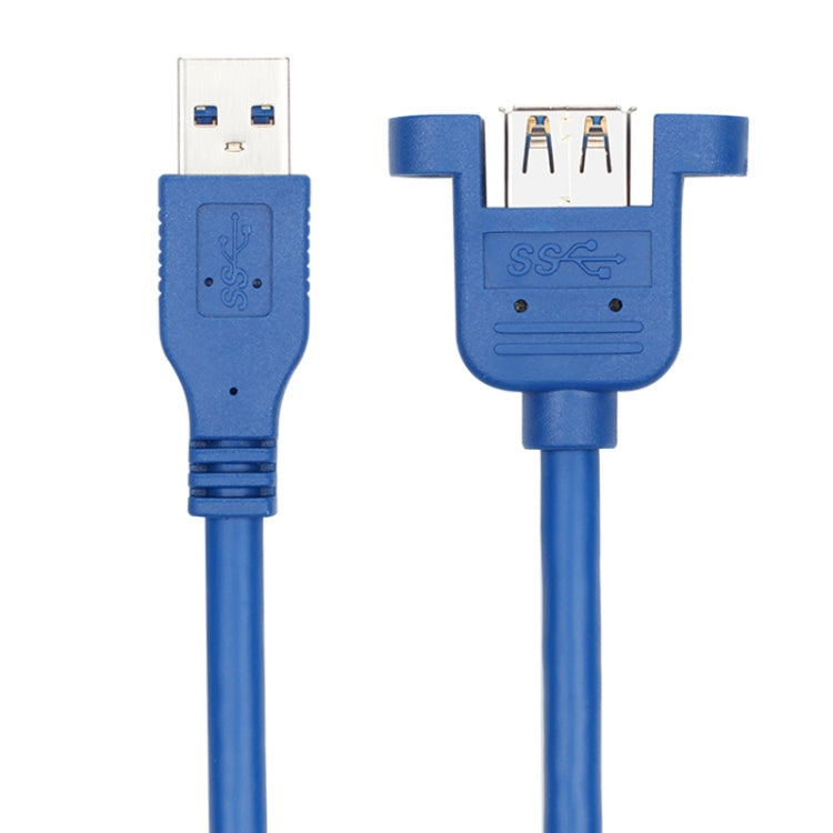 USB 3.0 Male to Female Extension Cable with Screw Nut, Cable Length: 2m Eurekaonline